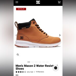 DC - Men's Mason 2 Water Resistant Shoes